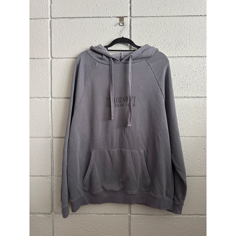 Taylor Swift The Eras Tour 2023 Oversized Hoodie Blue Official Tour Merch size L